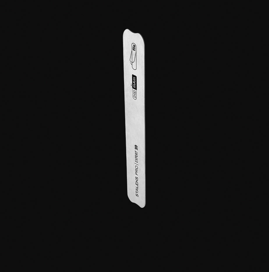 Staleks Nail file metal straight (base) EXPERT 20