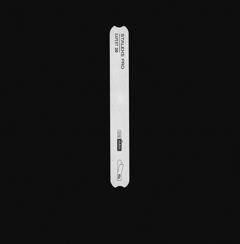 Staleks Nail file metal straight (base) EXPERT 20